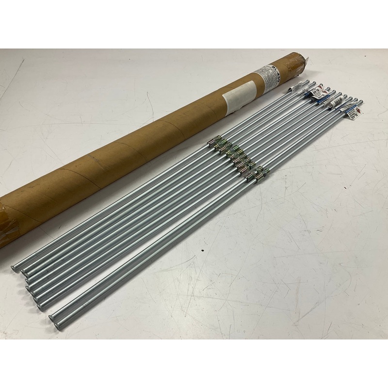 (10) AGS BL-430 Brake Lines - 1/4'' X 30'', SAE Domestic 7/16''-24 Fittings
