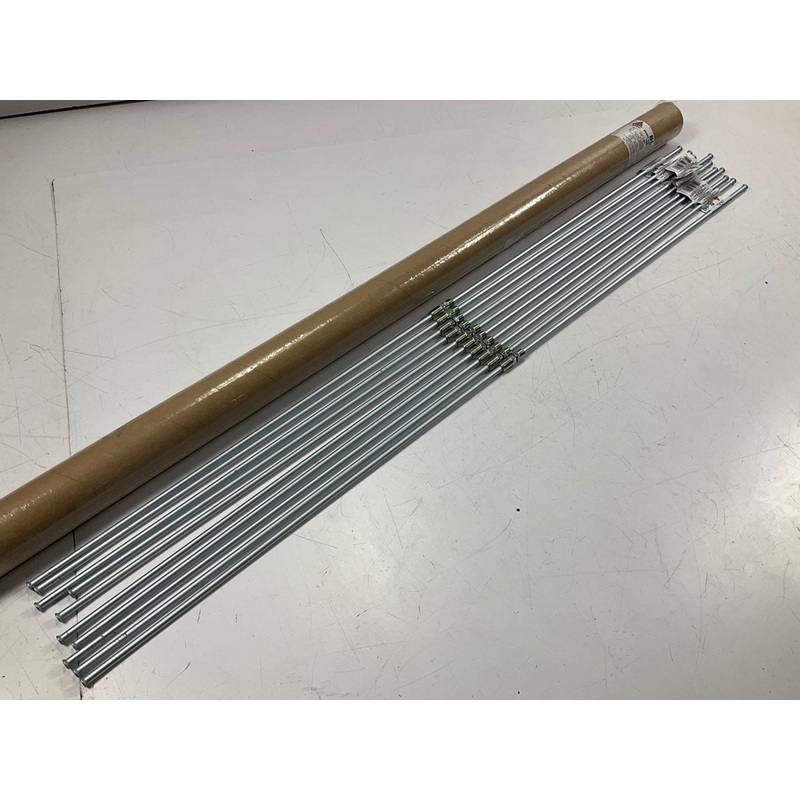 (10) AGS BL-440 Steel Brake Lines, 1/4'' X 40'',  7/16-24'' Fittings