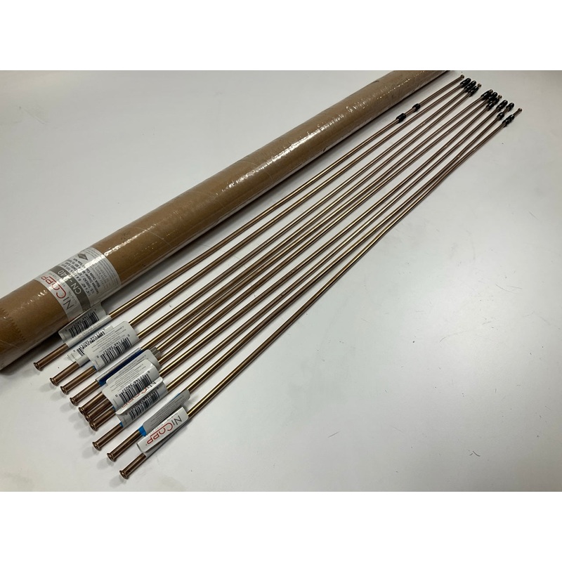 (10) AGS CN-440 Domestic Nickel / Copper Brake Line, 1/4'' Diameter X 40'' Long