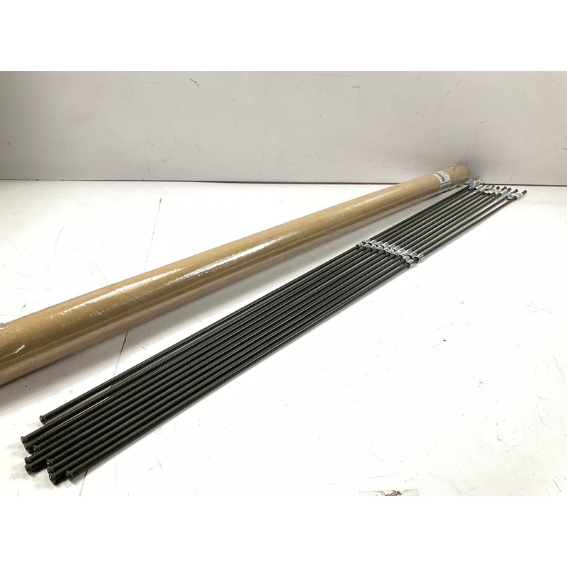 (10) AGS PA-451 PVF Coated Steel Brake Line: 51'' Long, 1/4'' Diameter, Universal