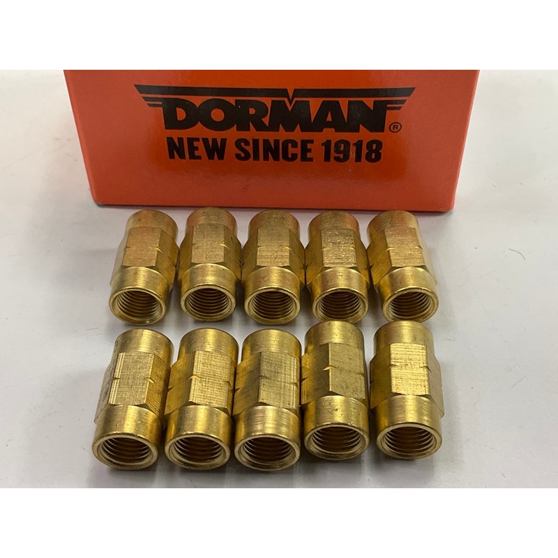 (10) Dorman 499-2513/16'' Brake Hydraulic Line Union, M10-1.0