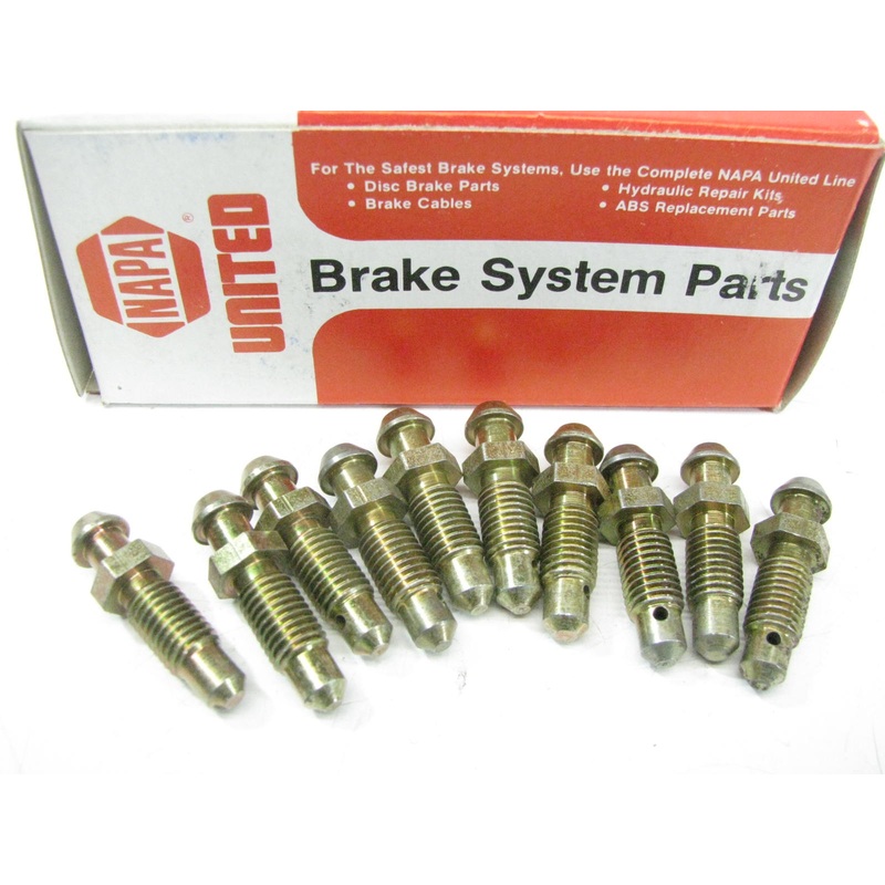 (10) Napa 27864 Brake Bleeder Screw - Rear