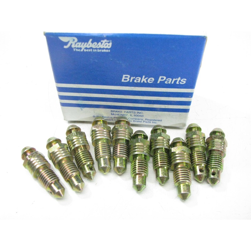 (10) Raybestos S10591 Brake Bleeder Screws, 5/16''-24 X 13/16'' Long