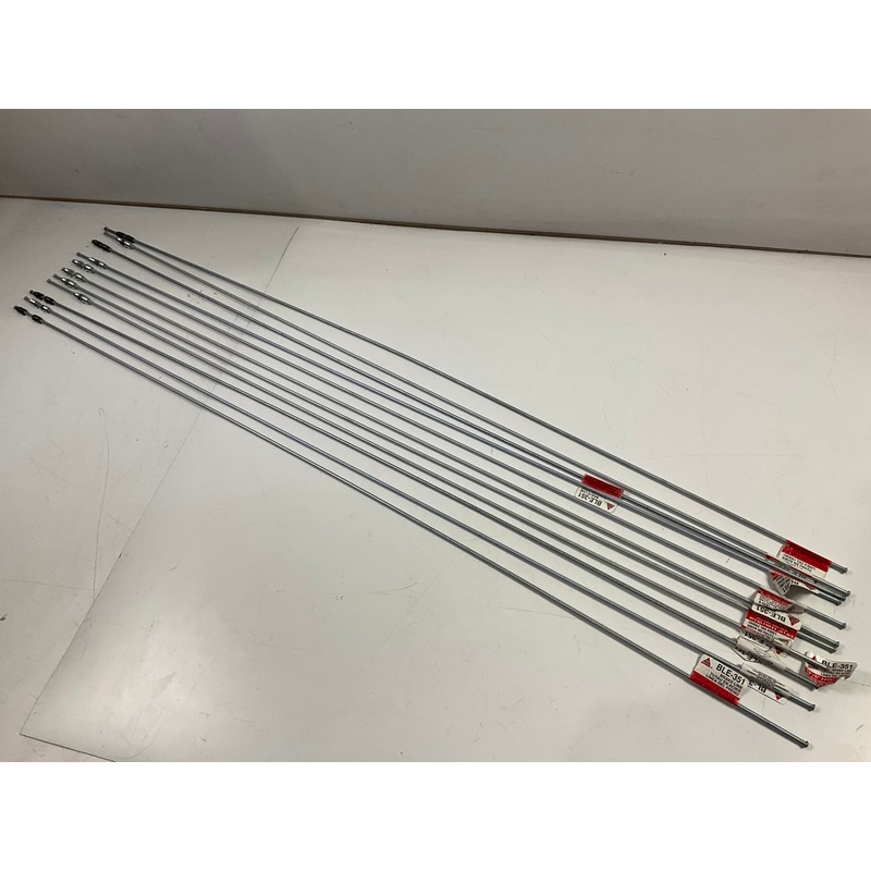 (11) AGS BLE-351 European 3/16'' X 51'' Brake Lines, M10x1 Fittings