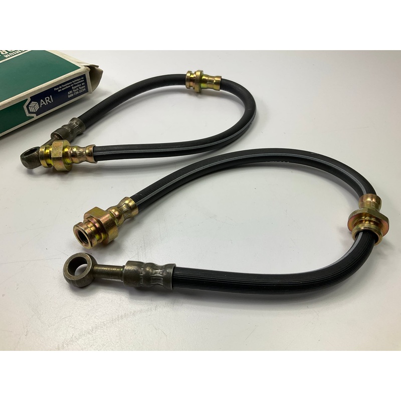 (2) ARI 87-10012 Front Brake Hose For 1985-1988 Chevrolet Sprint, 82-86 Stanza