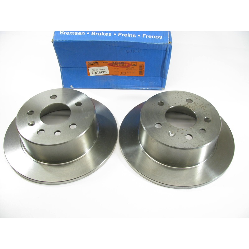 (2) ATE 410249 Rear Disc Brake Rotors PAIR For 1994-1996 Saab 900