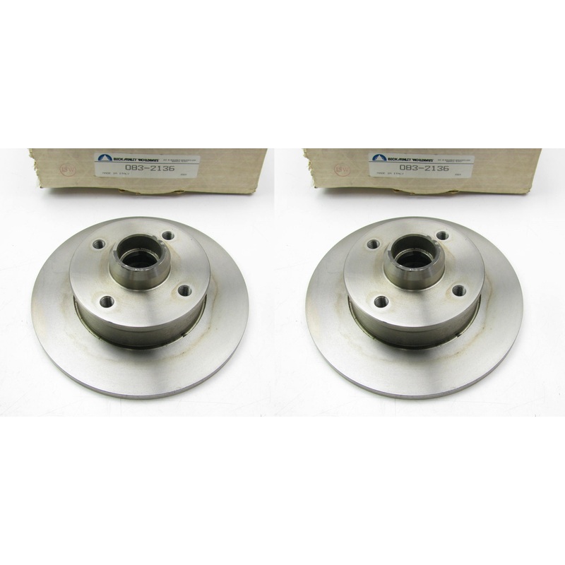 (2)  Beck Arnley 083-2136 Rear Solid Disc Brake Rotors