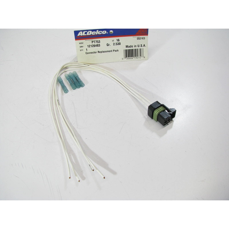 Acdelco PT753 Fuel Tank Harness Wire Connector Pigtail - 12126483
