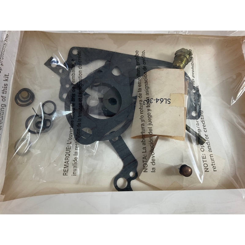 WHITE BOX 793S Carburetor Rebuild Kit - 1972-1974 VW 1600cc Solex 34-PDSIT-2/3
