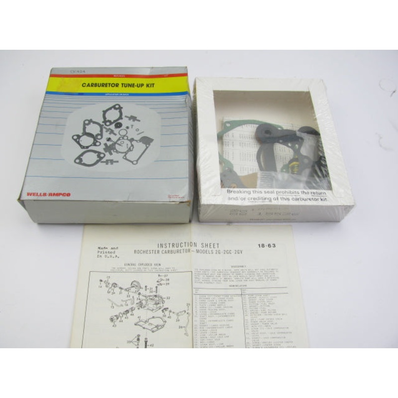 Wells CK424 Carburetor Rebuild Kit 1973 Chevrolet GMC Rochester 2-BBL