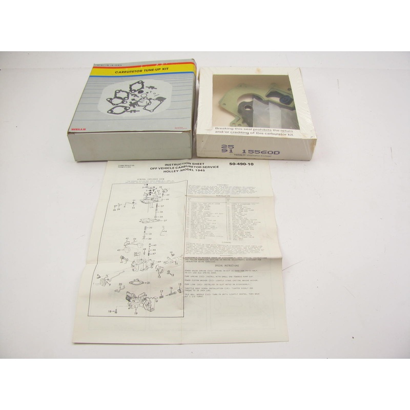 Wells CK442D Carburetor Rebuild Repair Kit - Holley 1945 1-BBL