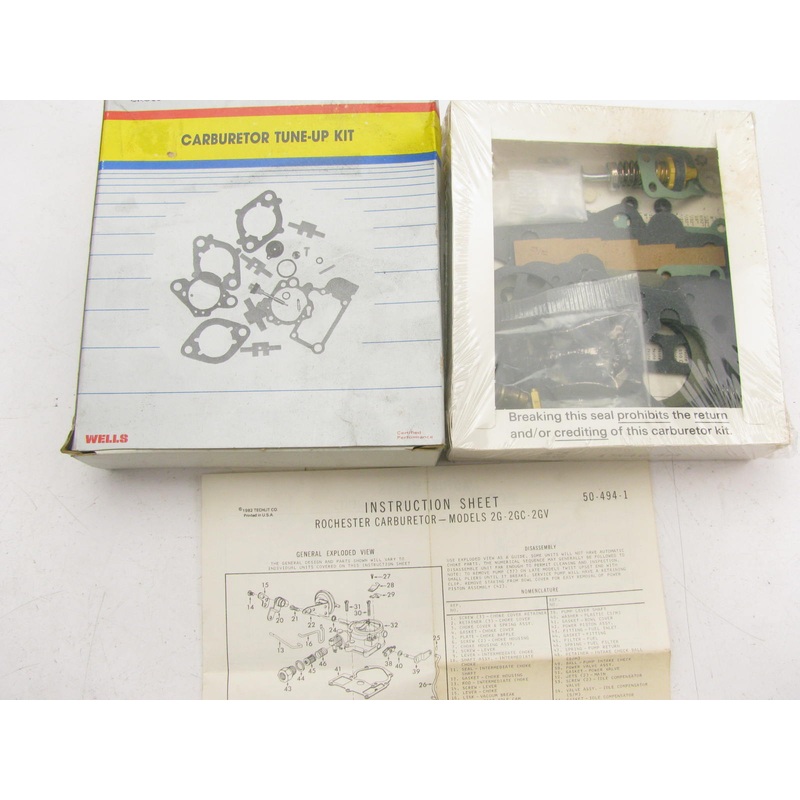 Wells CK519 Carburetor Rebuild Kit For 1970 Pontiac Rochester 2GV - Canada