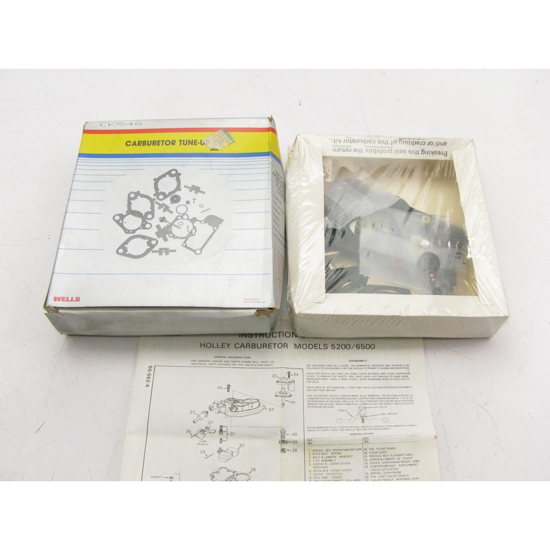 Wells CK548 Carburetor Rebuild Kit For 1977-1981 Ford Holley 2-BBL 5200C