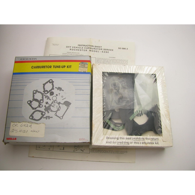 Wells CK642A Carburetor Rebuild Kit - Rochester E2SE