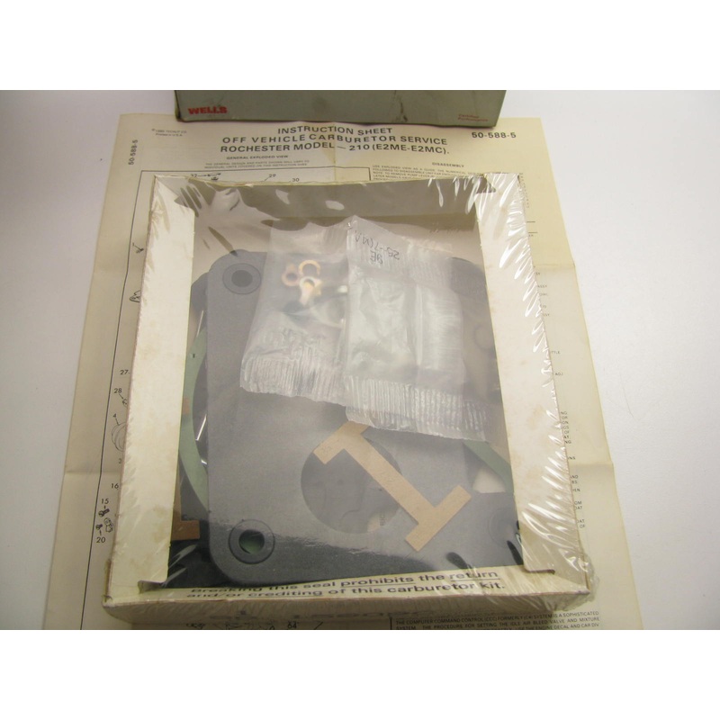 Wells CK679C Carburetor Rebuild Kit - Rochester 2-BBL E2ME E2MC