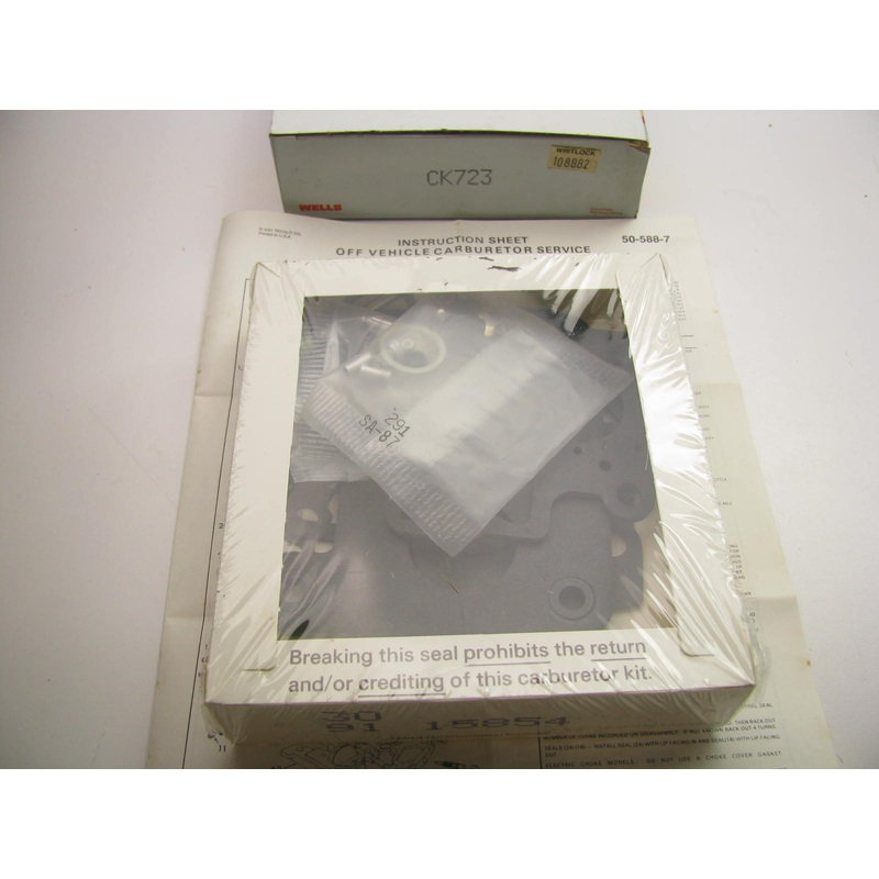 Wells CK723 Carburetor Rebuild Kit 81-84 GM - Rochester 2-BBL 210 E2ME E2MC