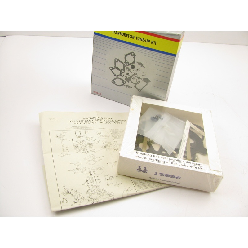 Wells CK799 Carburetor Rebuild Kit For 1984-1986 GM Rochester 2-BBL E2SE