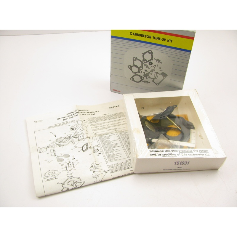 Wells CK833 Carburetor Rebuild Kit for 1985-1986 Ford Motorcraft 740