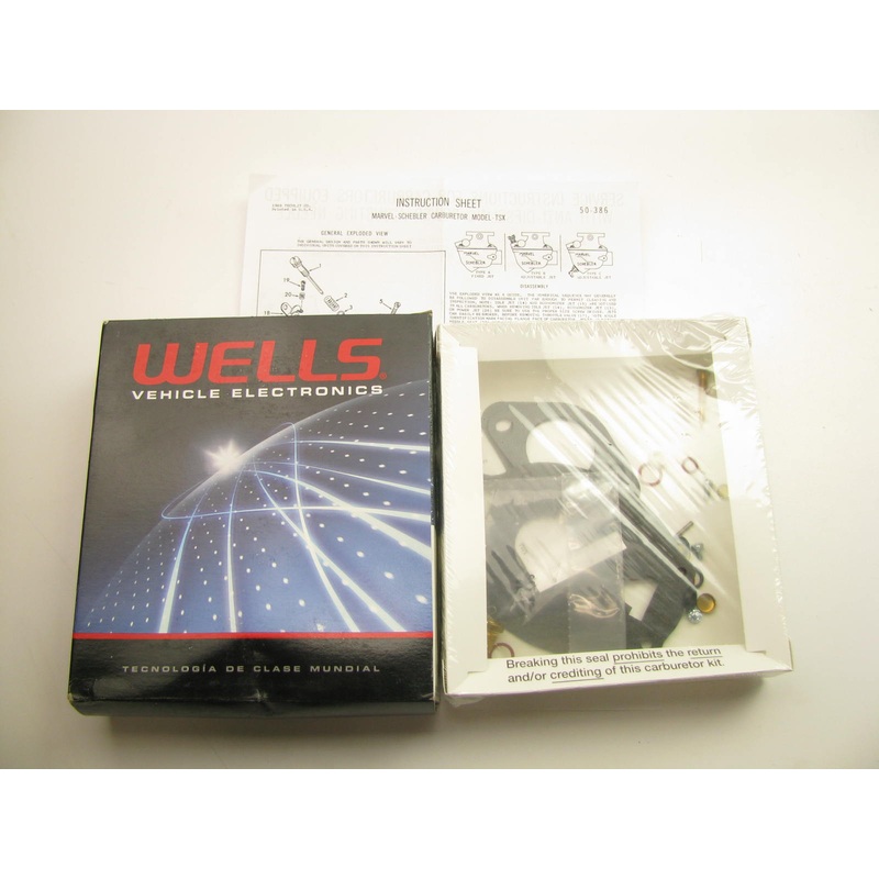 Wells CK978 Carburetor Rebuild Kit 91 Ford 8N Tractor Marvel Schebler 1BBL TSX