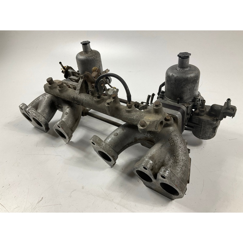 USED E88 Intake Manifold 3-screw SU Carburetors W/ Balance Tube For Datsun 240z
