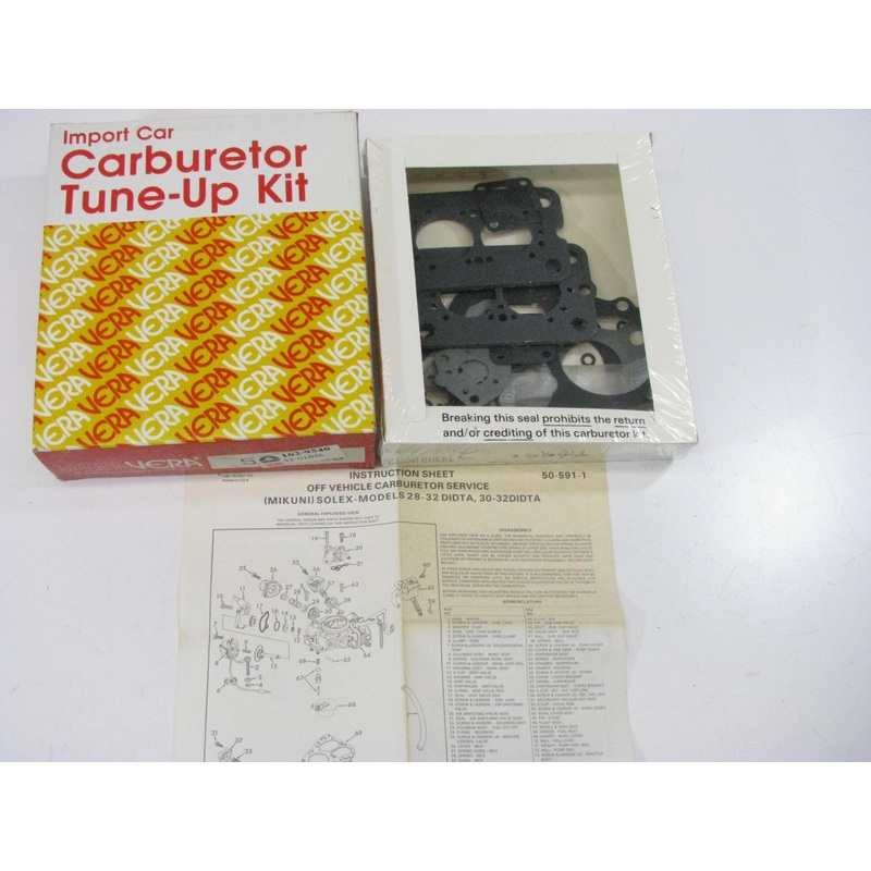 Vera 52-01826 Carburetor Rebuild Kit For 1980 Dodge 28-32 DIDTA 30-32 DIDTA