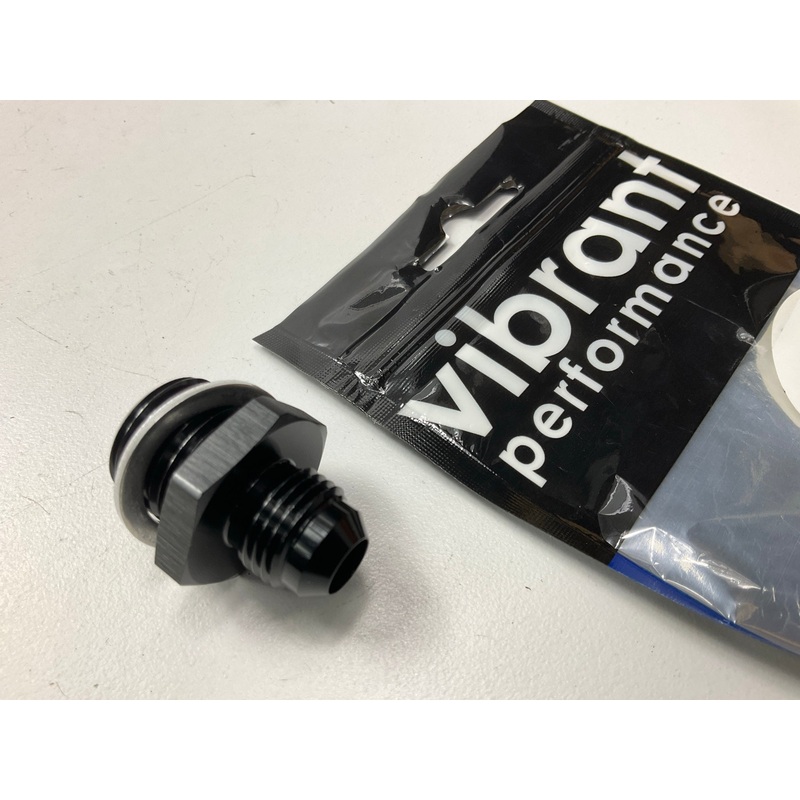 Vibrant 10298 Turbo Water Jacket Adapter Fitting -6AN X M18 X 1.5 GT40 GT42 GT45