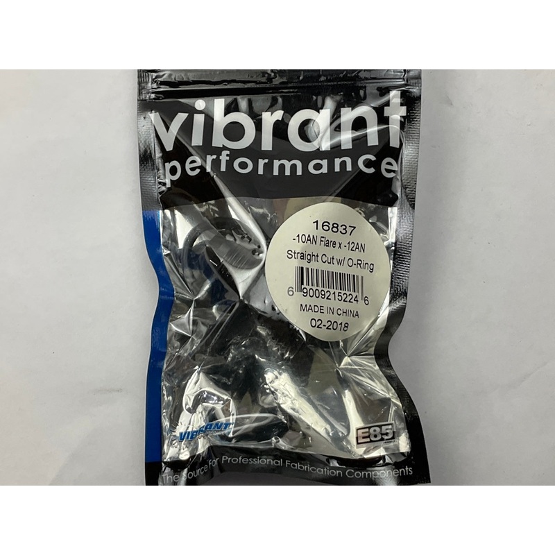 Vibrant 16837 -10AN Male X -12AN O-Ring Port (1-1/16''-12) Hose Fitting