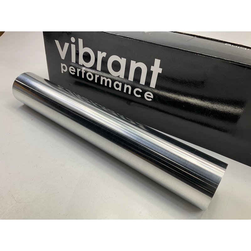 Vibrant 2173 3'' O.D. Air Intake Aluminum Straight Tubing 18'' Long Polished Tube