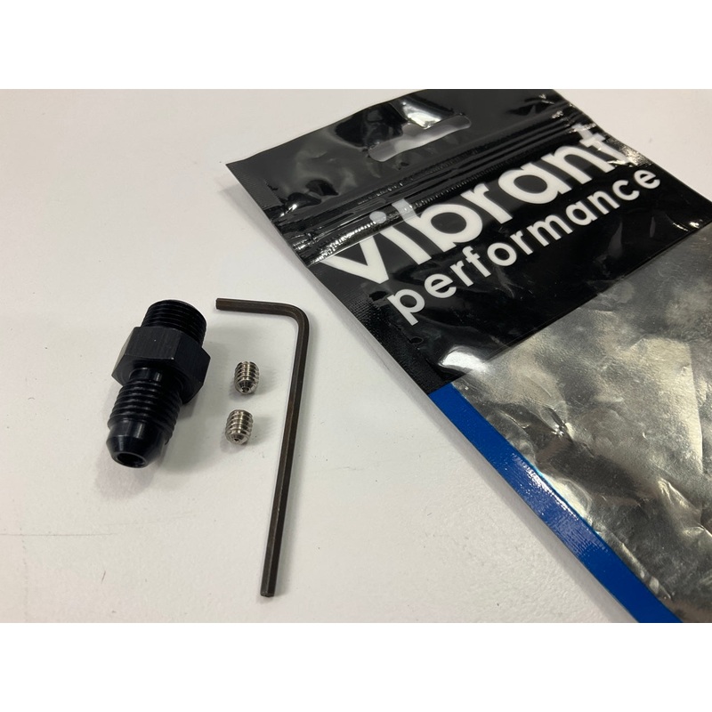Vibrant Performance 10288 Oil Restrictor Adapter Fitting Kit, -3AN X 1/8'' NPT Type 2