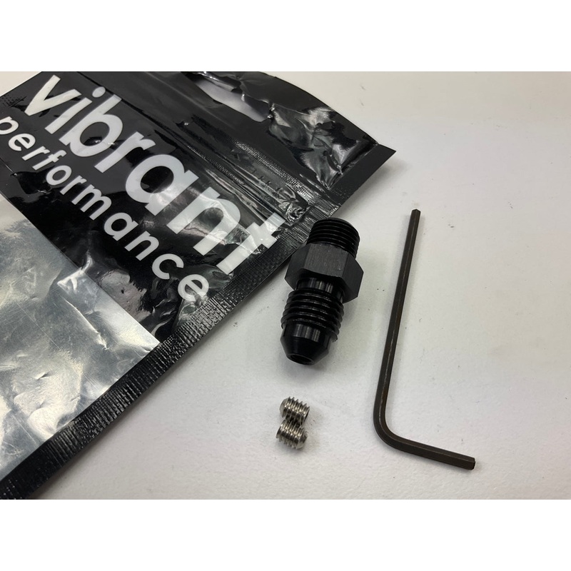 Vibrant Performance 10289 Oil Restrictor Fitting Kit; Size: -4AN X 1/8'' NPT