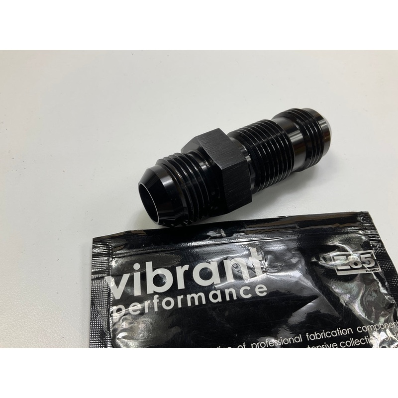 Vibrant Performance 10684 -10AN Flare Straight Bulkhead Adapter Fitting