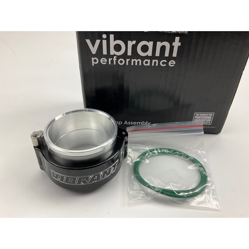 Vibrant Performance 12515 HD Clamp System Assembly For 2.5'' OD Tubing, Black