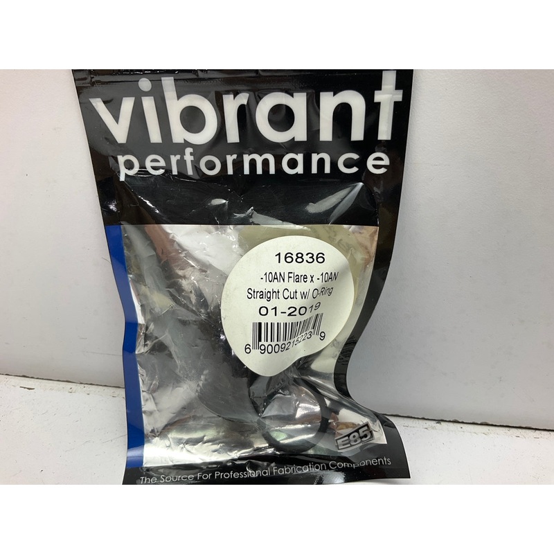 Vibrant Performance 16836 -10AN Male X -10AN O-Ring Port (7/8''-14) Hose Fitting