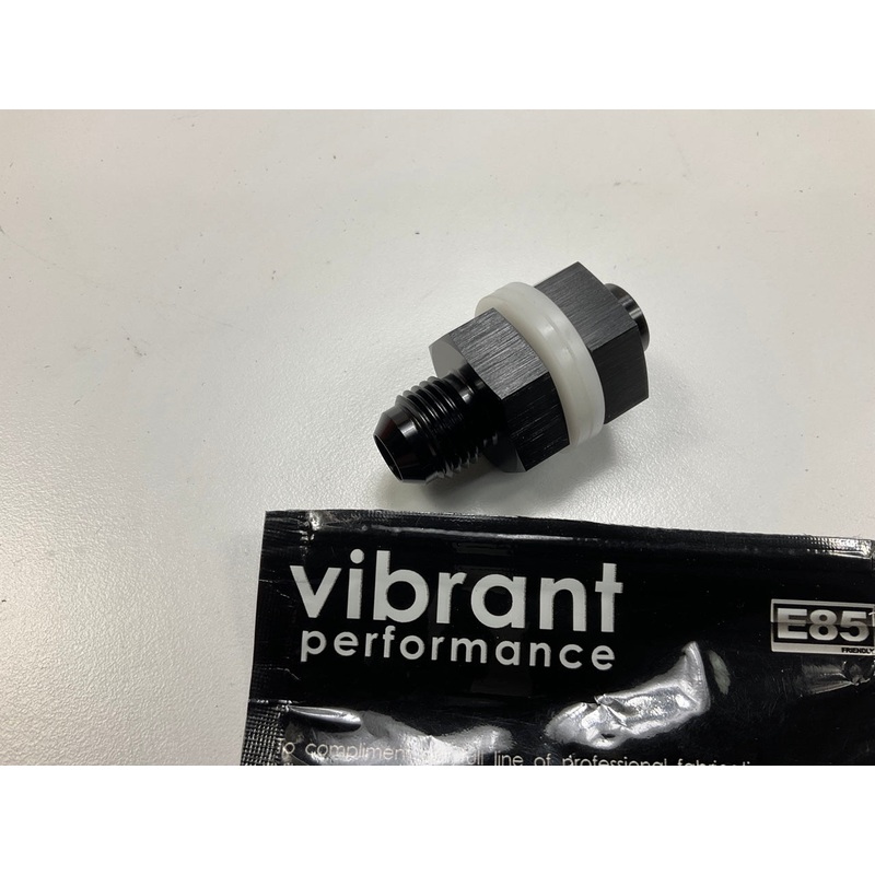 Vibrant Performance 16892 Fuel Cell Bulkhead Adapter Fitting, -6 AN