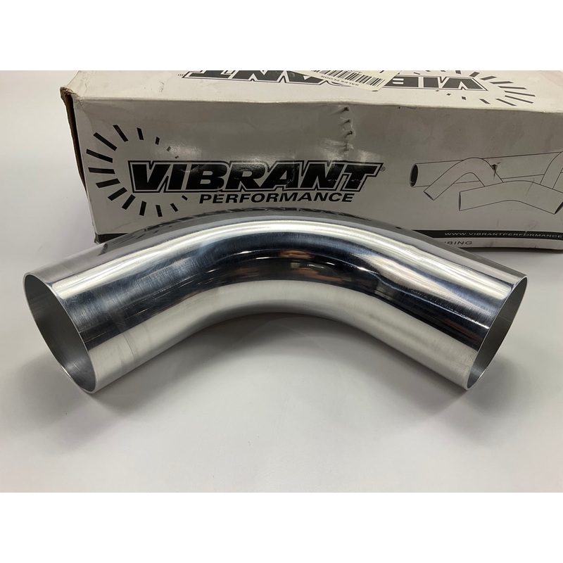 Vibrant Performance 2176 Aluminum 90 Mandrel Bend Tubing, 3.00'' OD, 2.5'' Leg