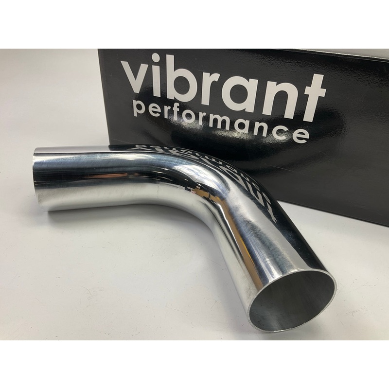Vibrant Performance 2178 6061 Aluminum 90 Degree Bend, 2-1/2'' OD, 3-1/4'' Legs