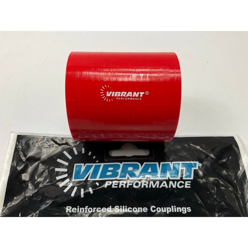 Vibrant Performance 2710R 4 Ply Silicone Straight Hose Couper 2.5'' ID X 3'' Long