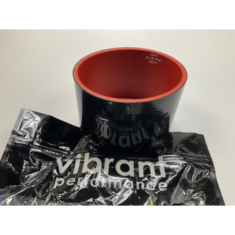 Vibrant Performance 2718 Silicone Straight Hose Coupler, 4.00'' ID X 3.00'' Long