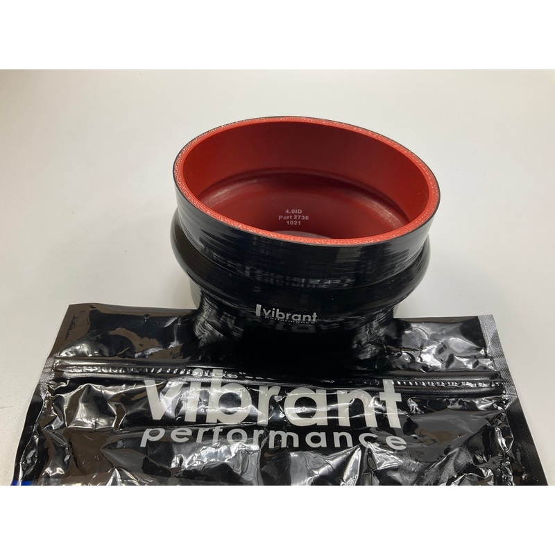 Vibrant Performance 2736 Silicone Hump Hose Coupler, 4.00'' ID X 3.00'' Long