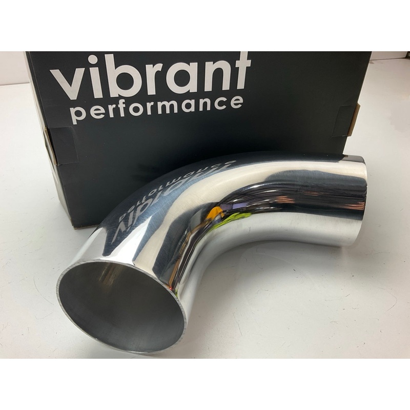 Vibrant Performance 2891 6061 Aluminum 90 Degree Bend Air Tube 3.5'' OD (3-1/2'')