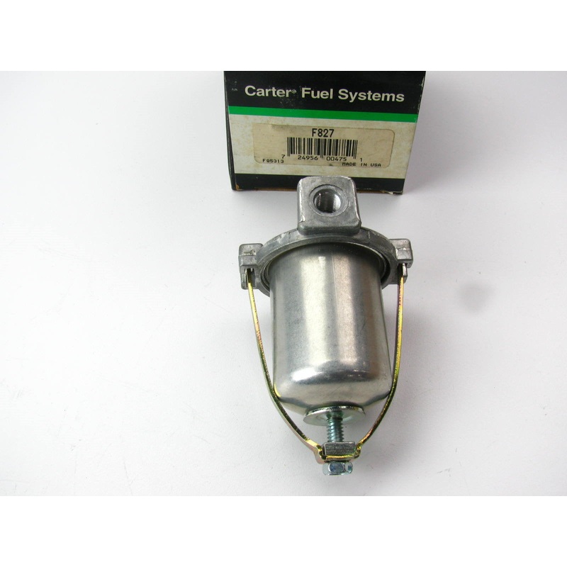 Universal Carter F827 Carburetor Bowl Fuel Filter 1/8'' N.P.T. INLET & OUTLET