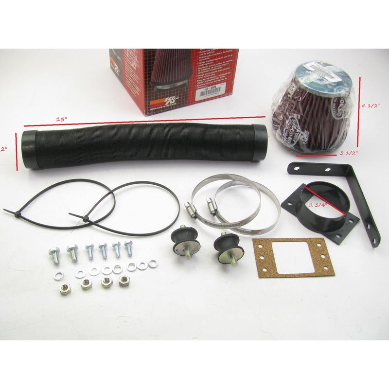UNIVERSAL Small Engine Genuine K&N Cold Air Intake System W/ K&N Cone Filter