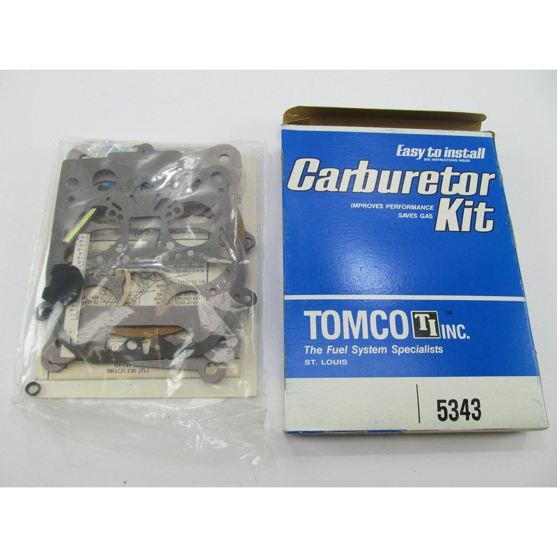 Tomco 5343 Carburetor Rebuild Kit For 1975-1977 GM 260-V8 Rochester 2MC