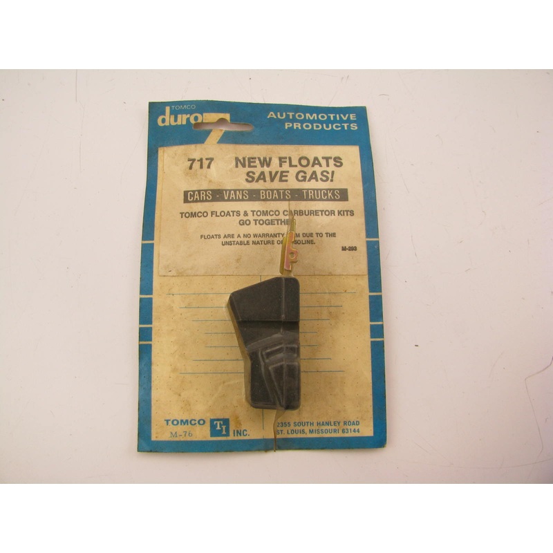 Tomco 717 Carburetor Float Rochester 1-BBL