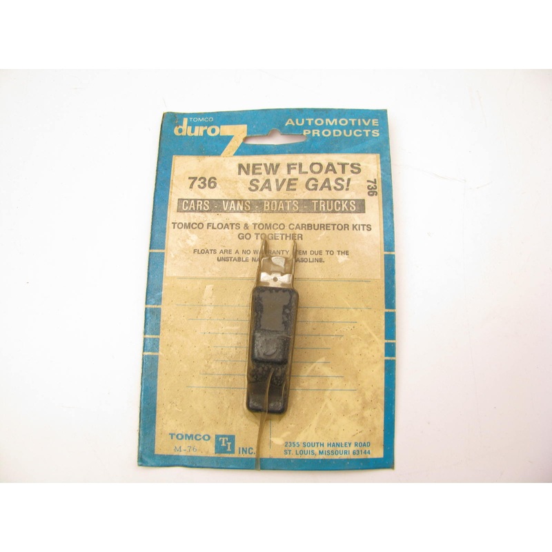 Tomco 736 Carburetor Float For 1980-1988 Toyota Aisan 2-BBL