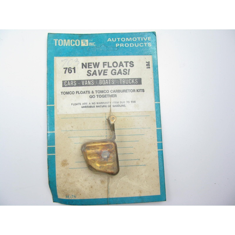 Tomco 761 Brass Carburetor Float For 1971-1979 AMC Carter 1-BBL Model YF