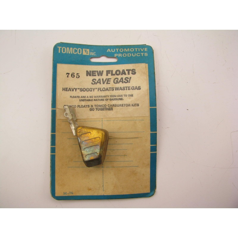 Tomco 765 Brass Carburetor Float for 1968-1975 Rochester 2-BBL / 4-BBL