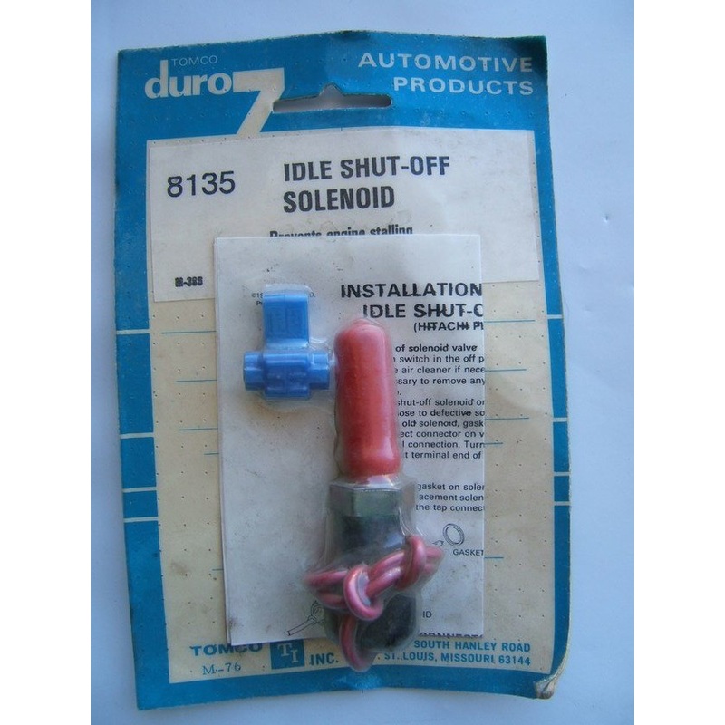Tomco 8135 Carburetor Idle Shut Off Solenoid For HITACHI DCH306