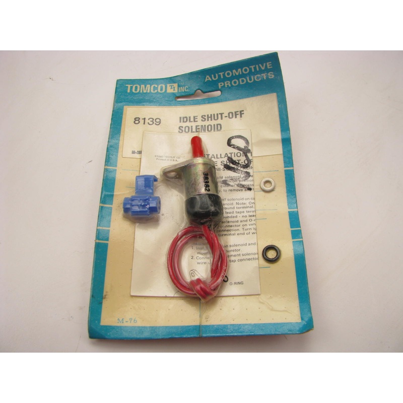 Tomco 8139 Carburetor Idle Stop Solenoid For 75-80 Honda 1.2L 1.3L 1.5L 1.8L-L4