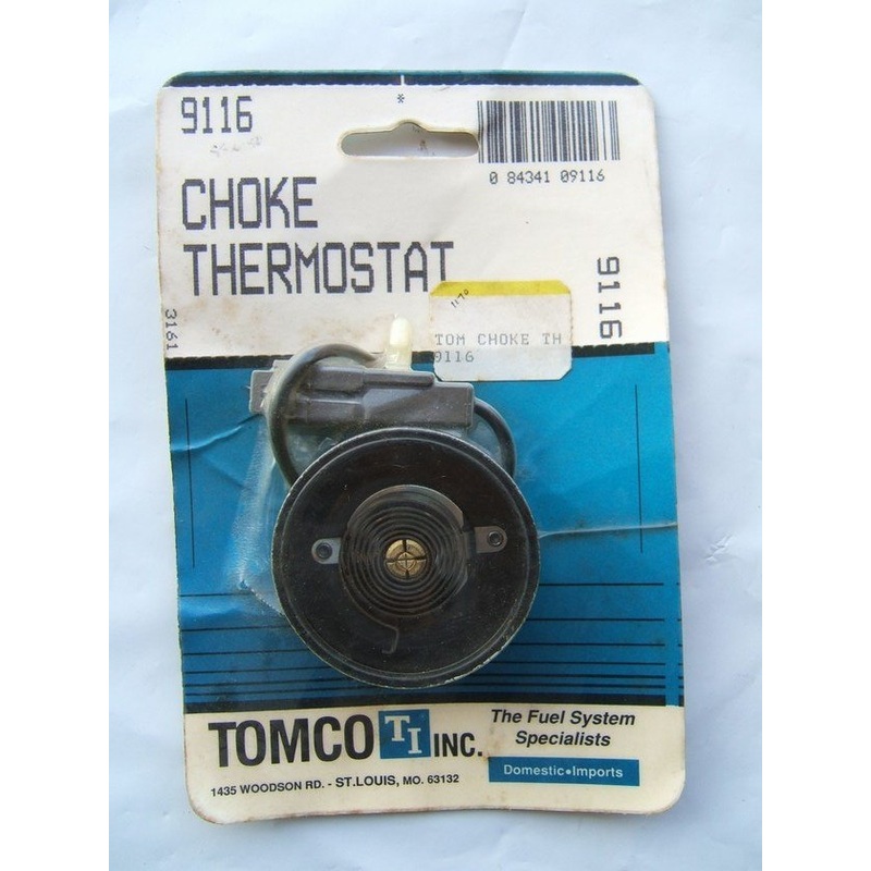 Tomco 9116 Carburetor Choke Thermostat For 1974-1978 Ford Carter 1-BBL